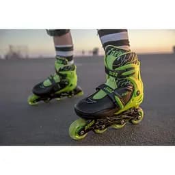 Роликові ковзани Neon Inline розмір 30-33 зелений (NT07G4) - мініатюра 12