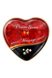 Масажна свічка-серце Plaisirs Secrets Bubble Gum (35 мл) Plaisirs Secrets SO1866 102487 - мініатюра 2