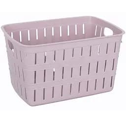 Кошик для білизни Violet House 0772 Бамбу Powder, 20 л, рожевий (0772 Бамбу POWDER д/белья 20 л)