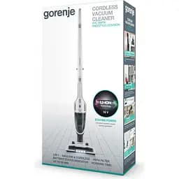 Пилосос 2 в 1 (вертикальний + ручний) Gorenje SVC180FW - мініатюра 10