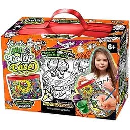 Комплект для креативної творчості Danko Toys My Color Case COC-01-01-05U Укр Сови на гілці