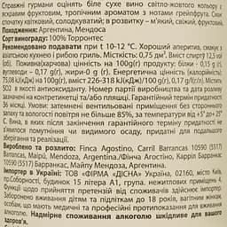 Вино Tierra Telteca Torrontes біле сухе 0.75 л - мініатюра 4