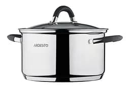 Каструля Ardesto зі скляною кришкою Gemini Salerno 3.4л нержавіюча сталь силікон kuh0014696 - мініатюра 3