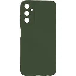 Чохол Silicone Cover з рамкою камери Samsung Galaxy A05s Dark Green