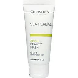 Яблучна маска краси для жирної та комбінованої шкіри Christina Sea Herbal Apple Beauty Mask 60 мл