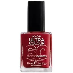 Швидковисихаючий лак для нігтів Avon УльтраКолір за 60 секунд Lightening Red 10 мл (494692947)