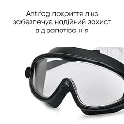 Дитяча маска для плавання Renvo Garsen JR Anti-fog чорний OSFM (1SM110-01) - мініатюра 6