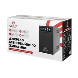 Джерело безперебійного живлення Kraft KRF-1200VA/720W(LED)LiFePO4 UPS (42-00166) - мініатюра 6