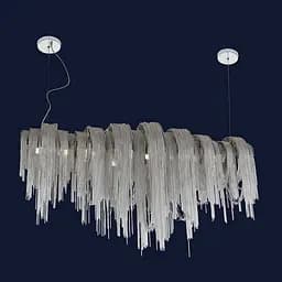 Люстра світильник ланцюжка Levistella 908D0095-9LED Silver