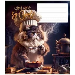 Тетрадь ученическая You are so cool Школярик 012-3241K-5 в клетку 12 листов