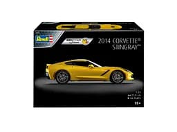 Конструктор Revell 1/24 автомобіль 2014 Corvette Stingray Easy Click жовтий 07825 - мініатюра 2