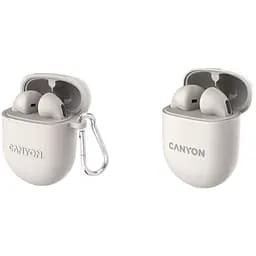 Навушники Canyon TWS headset TWS-6 Beige (CNS-TWS6BE) - мініатюра 3