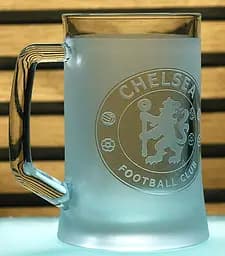 Пивний келих 660 мл ФК Челси Chelsea з гравіюванням подарунок для фаната   футбольний кухоль - мініатюра 2