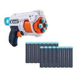 Скорострельный бластер Zuru X-Shot Red Excel Fury 4, 16 патронов (36377R)