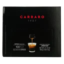 Набір кави в капсулах Carraro Lavazza Blue Decaffeinato 100 капсул