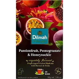 Чай чорний Dilmah Passionfruit Pomegranate & Honeysuckle 30 г (20 шт. х 1.5 г) (896868) - мініатюра 2