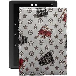 Чохол StatusCASE з екошкіри для планшету Pixus Ride 9.6 Луі-Вітон-білий