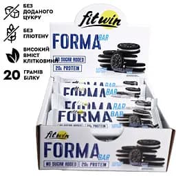 Батончик FitWin Forma Bar Печиво-крем 720 г (12 шт. х 60 г) - мініатюра 2