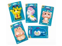 Іграшка-антистрес СКВІШ-наліпка Звірятка Vladi Toys VT9001-01 Різнокольоровий shop (4820234766277) - мініатюра 2