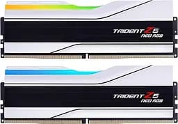 Модуль пам'яті G.Skill DDR5 64GB (2x32) Trident Z5 Neo RGB White 6000Mhz AMD EXPO (F5-6000J2636H32GX2-TZ5NRW)