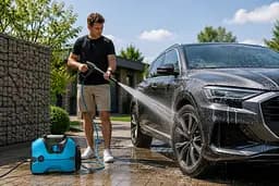 Миття високого тиску MKA-02 220 V / Електричне миття для авто, саду, будинки 150 Бар / Автомийка високого тиску - мініатюра 4