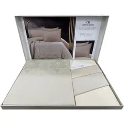 Постільна білизна Beige Жаккард люкс Capital Home pbe0052140