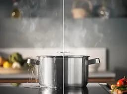 Варильна поверхня Electrolux індукційна 60 см розширена зона датчик кипіння Hob2Hood чорний матовий - мініатюра 7