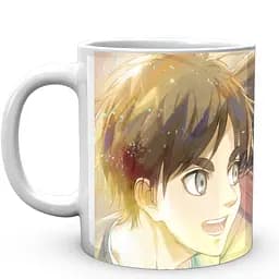 Кружка GeekLand Attack on Titan Атака Титанов Эрен Микаса Армин AOT 002.30 330 мл белая