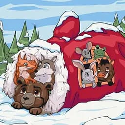 Картина за номерами Art Craft Рукавичка 40x40 см (15100-AC)