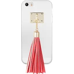 Чохол-накладка DDPOP DiDi Tassel case iPhone 5/5s/SE Pink