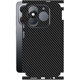 Захисна плівка StatusSKIN для Tecno Spark 20 Корпус Вініл Карбон чорний