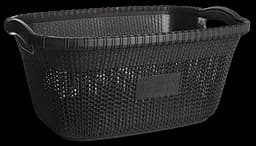 Корзина для білизни Violet House 1013 Віолетта ANTHRACITE 40 л (7228022) - мініатюра 2