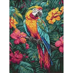 Алмазная мозаика Тропическая птица ©art_selena_ua AMO8163, 30x40см