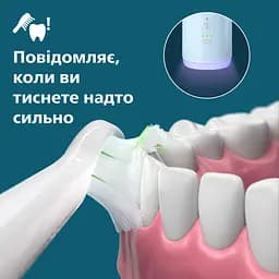Електрична зубна щітка Philips Sonicare HX7406/02 серії 6100 біло-блакитна - мініатюра 6