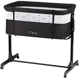 Ліжечко приставне Momi Revo Dark Grey