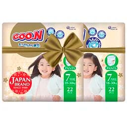 Трусики-подгузники Goo.N Premium Soft размер 7(3XL) 18-30 кг доу-пак 44 шт.