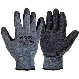 Рукавички робочі захисні Mastertool латексна спінена зморшкувата 10" (в упаковці 12 шт.)