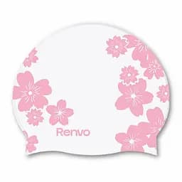 Доросла Шапочка для плавання Renvo Selva Уні Білий Рожевий OSFM (2SC500-0305)