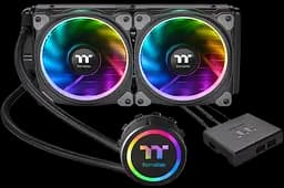 Водяне охолодження Thermaltake Floe Riing 240 TT Premium Edition RGB Black (CL-W157-PL12SW-A)