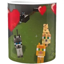 Кружка GeekLand Minecraft Майнкрафт коты MС.02.041