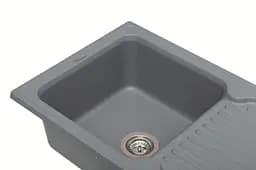 Кухонна мийка гранітна Miraggio Orlean gray 861x496x210 00209306, Сірий - мініатюра 3