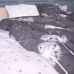 Простирадло MirSon Silver Dandelion бязь білий 110 х 160 см (2200013010098) - мініатюра 2