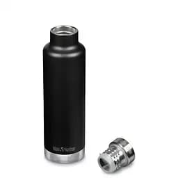 Термопляшка Klean Kanteen Insulated Classic Pour Through Cap 750 мл Black (1017-1009481) - мініатюра 2