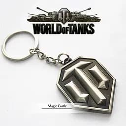 Брелок GeekLand World of Tanks Світ танків лого WoT 21.82 - мініатюра 3