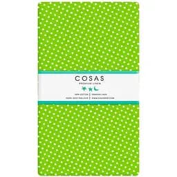 Простирадло Cosas полуторне 155х240 green dots, зелений (Зеленый_горох_25)