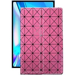 Чохол StatusCASE з екошкіри для планшету Teclast T40 Plus Рожевий ромб