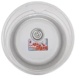 Кухонна мийка Haiba 510 satin HB0654, Нержавіюча сталь