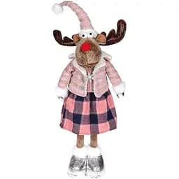 М'яка іграшка Bona Лось в рожевому, дівчинка 28х18х78 см (000265382)