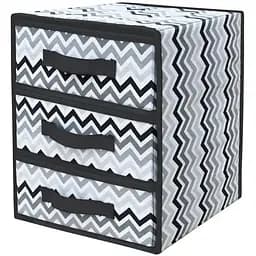 Органайзер Handy Home Zigzag з трьома висувними ящиками, 36х30х30 см (ZSH-07)