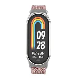 Ремінець для Xiaomi Smart Band 10/9/8, Braided Solo Loop, рожевий, нейлоновий плетений браслет, еластичний змінний ремінець для фітнес-трекера з надійним кріпленням, ArmorStandart (ARM86885) - мініатюра 3